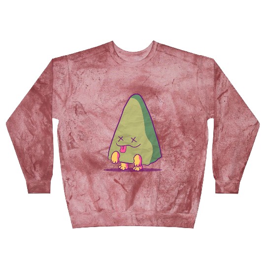 It's not an avocado , it's a zombie triangle! Blast Sweatshirts