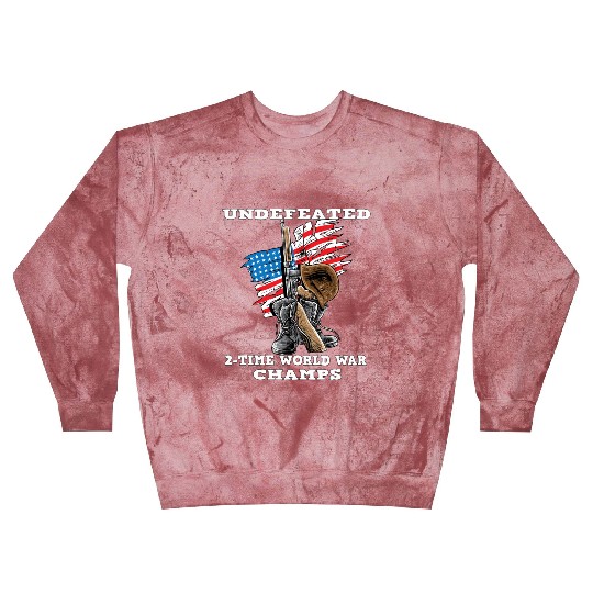 Undefeated World war 2 veteran Blast Sweatshirts