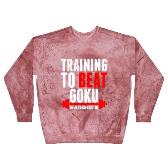 Training To Beat Goku Blast Sweatshirts