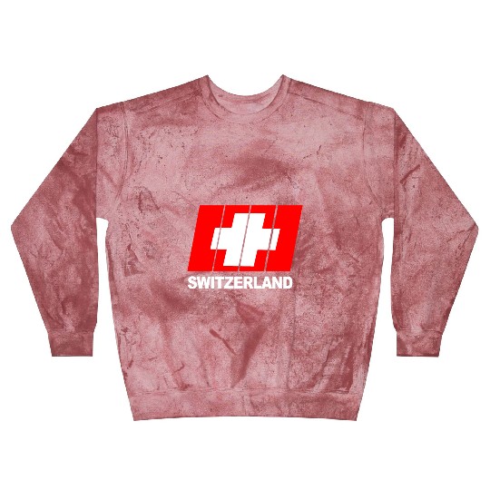 Switzerland Flagg Blast Sweatshirts
