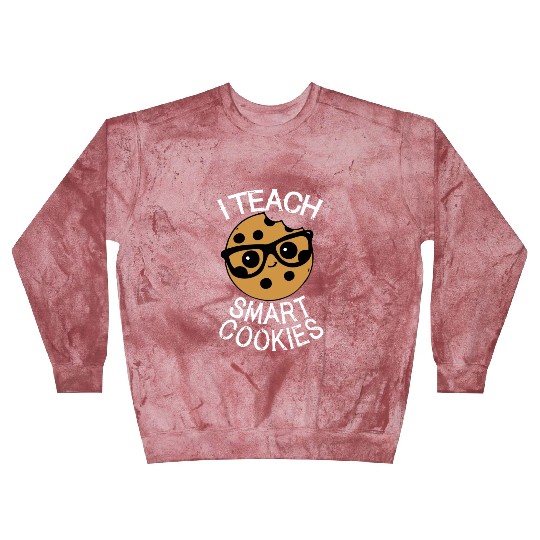 i teach smart cookies nerd Blast Sweatshirts funny chef