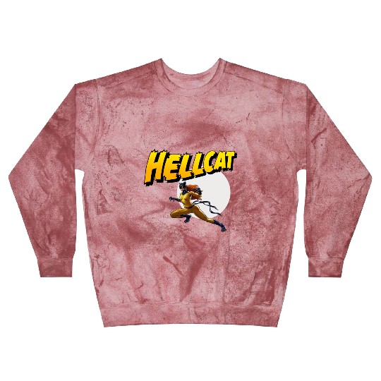 Mens Marvel Hell Cat Hella Cat Hellcat New cat Blast Sweatshirts