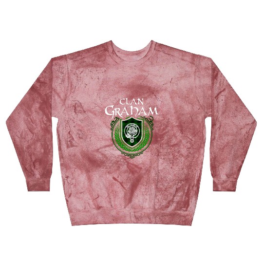 Graham Surname Scottish Clan Tartan Crest Badge Blast Sweatshirts