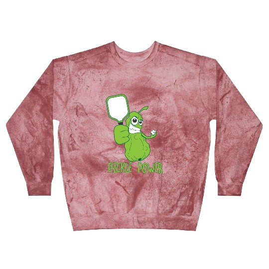 Pickleball Funny Pickle Power Blast Sweatshirts