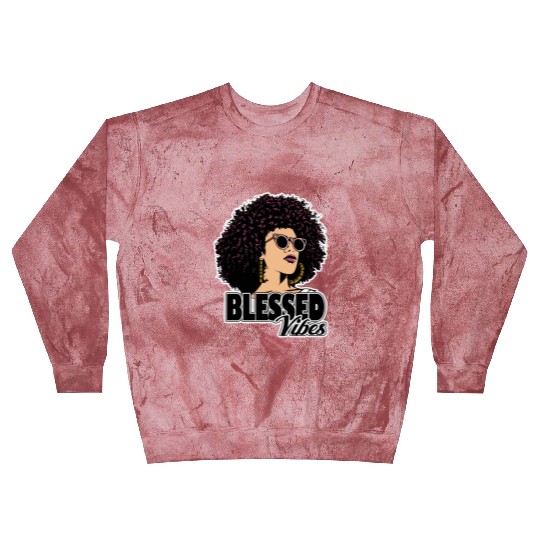 African woman young black portrait female Blast Sweatshirts