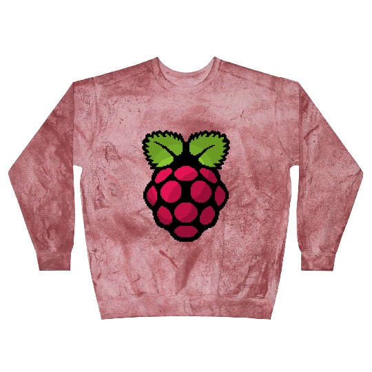 Raspberry Pi Pixel Logo Blast Sweatshirts