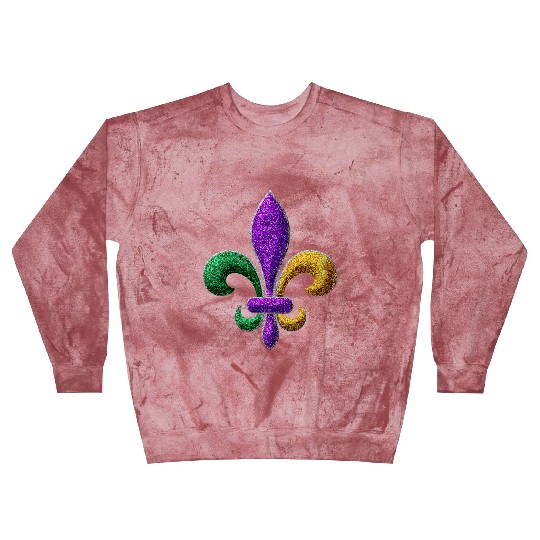 Mardi Gras New Orleans SaintsFleur De Lis Bling Blast Sweatshirts