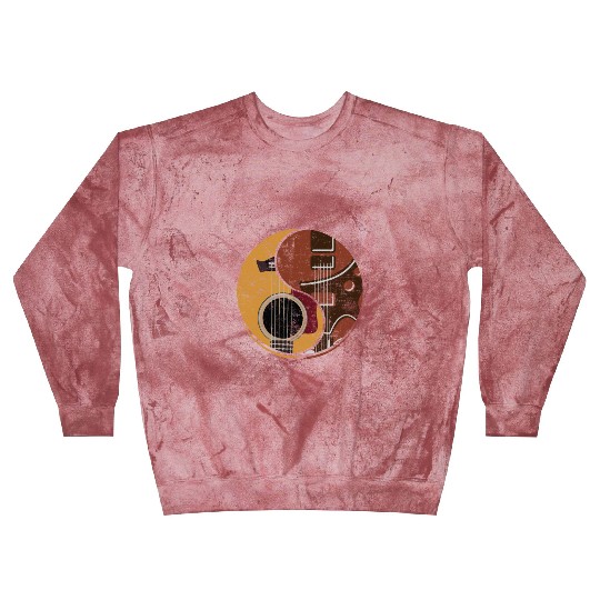 Guitar Ying Yang Music Guitar Player Gift Blast Sweatshirts