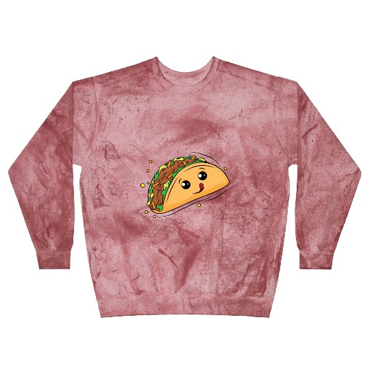 Delicious Taco Cartoon Blast Sweatshirts