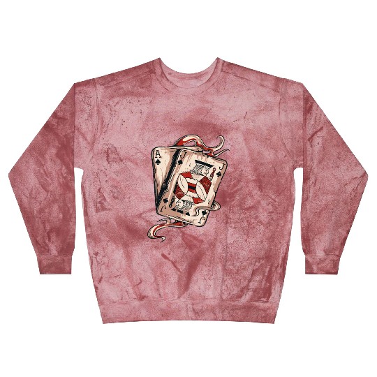 Blackjack Gift Playing Cards Casino Gambling Gift Blast Sweatshirts