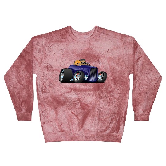 Highboy hot rod deep purple roadster Blast Sweatshirts