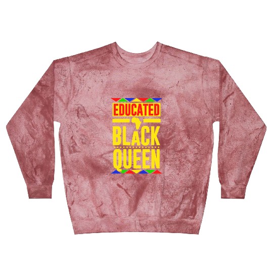 Educated Black Queen Blast Sweatshirts