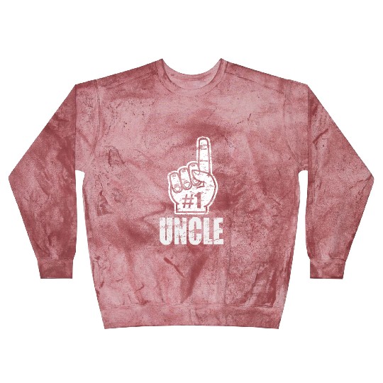 No 1 Uncle - Best Uncle Number one Finger up Blast Sweatshirts