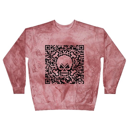 Skull And Crossbones (Quick Response Code / POS) Blast Sweatshirts