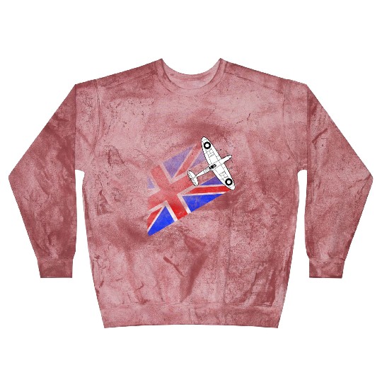 Spitfire UK Flag Mk.1 RAF British WWII Blast Sweatshirts