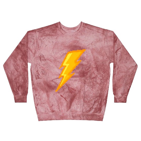 Lightning bolt Pixel Blast Sweatshirts
