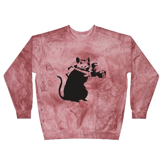Rat with camera - Banksy Graffiti Blast Sweatshirts
