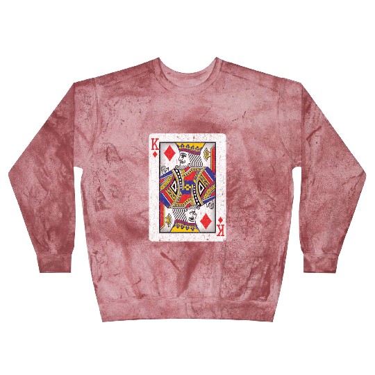 king of diamonds playing card Blast Sweatshirts