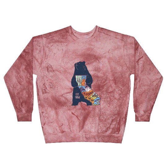 Vintage California Bear EST 1850 Blast Sweatshirts