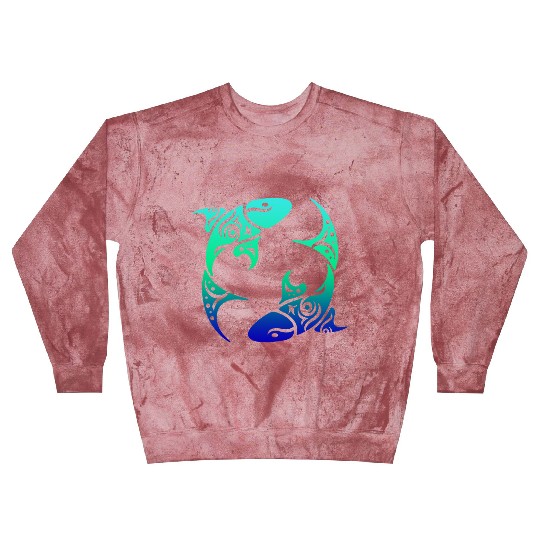 T Tattoo Pisces Horoscope Gift Idea Blast Sweatshirts