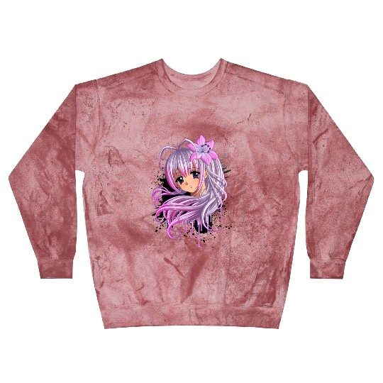 Cute Anime Girl Blast Sweatshirts
