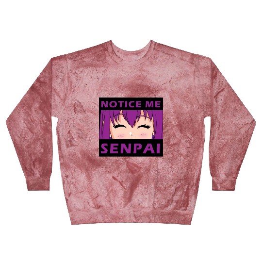 Notice Me Senpai - Japanese anime manga designs Blast Sweatshirts