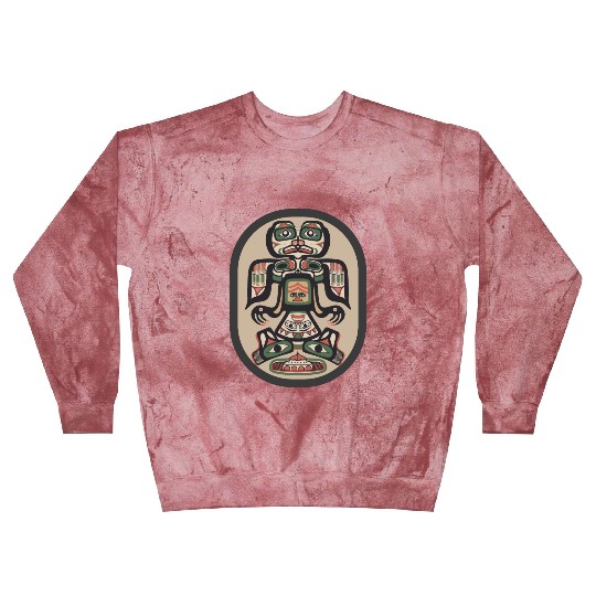 Northwest Native American Indian Haida Tribe Art Blast Sweatshirts