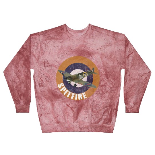 Famous WW2 Planes Supermarine Spitfire Blast Sweatshirts