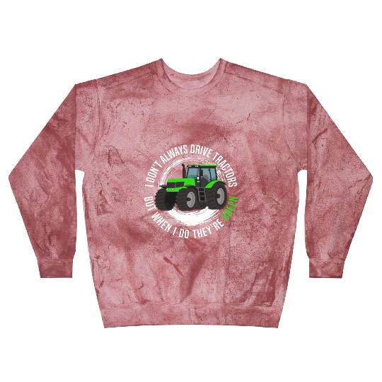 Green Tractor Blast Sweatshirts