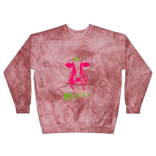 Strawberry cow, Strawberry cow pink, pink cow Blast Sweatshirts
