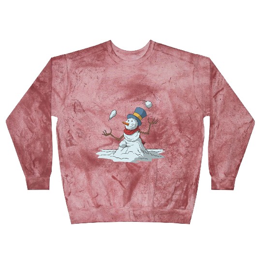 Snowman juggling Blast Sweatshirts