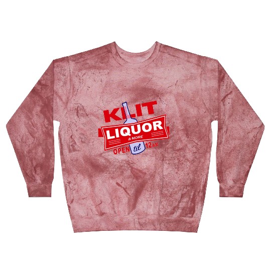 KLIT Liquor parody logo Blast Sweatshirts