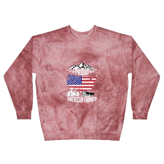 Proud American Farmer, Organic Farmer, Farmer Amer Blast Sweatshirts