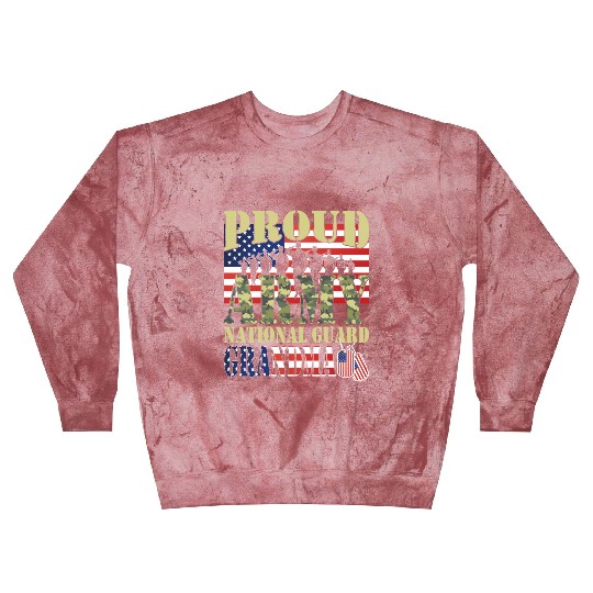 Proud Army National Guard Grandma Blast Sweatshirts