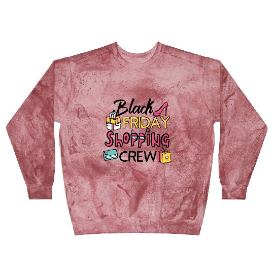 Holiday Shopping Black Friday Shopping Crew Funny Blast Sweatshirts