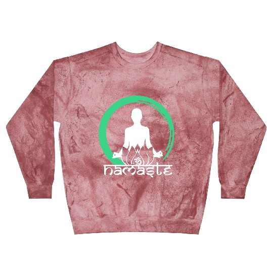 Yoga Namaste Ohm Lotus Gift Relax Blast Sweatshirts