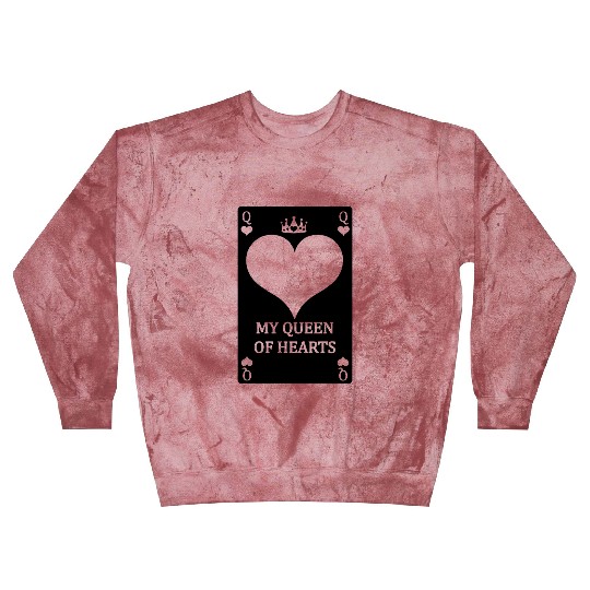 Playing card MY QUEEN OF HEARTS Blast Sweatshirts