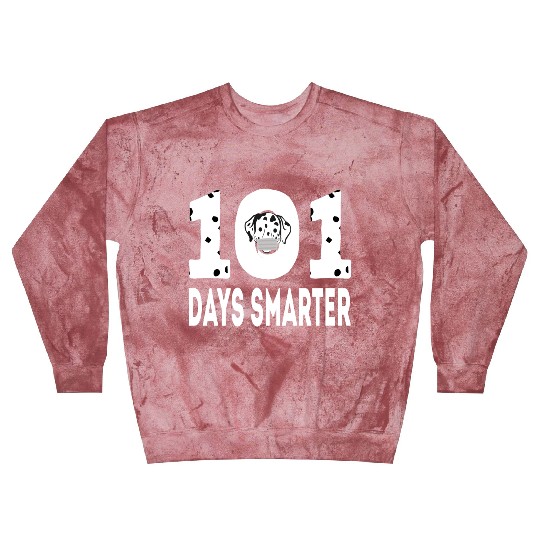 101 Days Smarter Dalmatian Dog Funny Teachers Kids Blast Sweatshirts