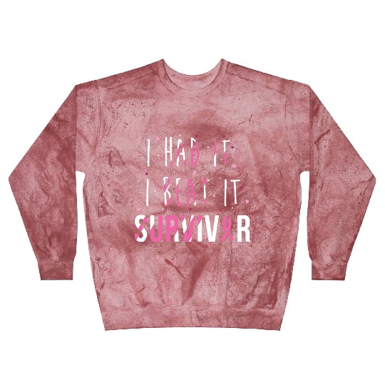 Breast Cancer Survivor I Had It I Beat It Blast Sweatshirts
