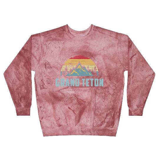 Grand Teton National Park Wyoming Mountain Sweat S Blast Sweatshirts