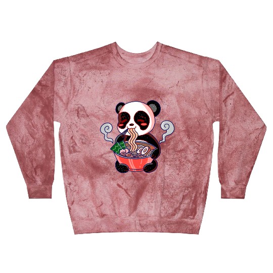 Cute kawaii panda loves ramen Blast Sweatshirts
