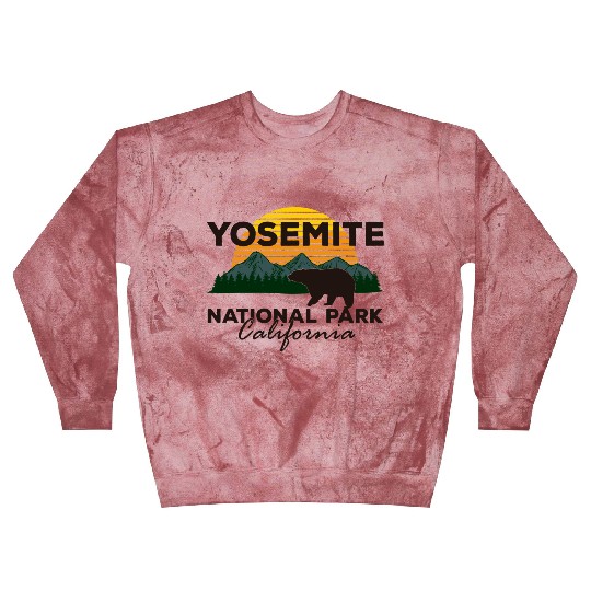 Yosemite National Park California Mountain Bear Blast Sweatshirts