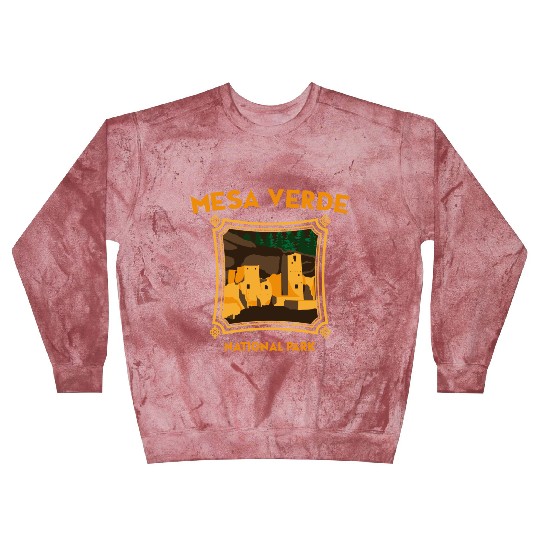 Mesa Verde National Park Novelty Graphic Design Blast Sweatshirts