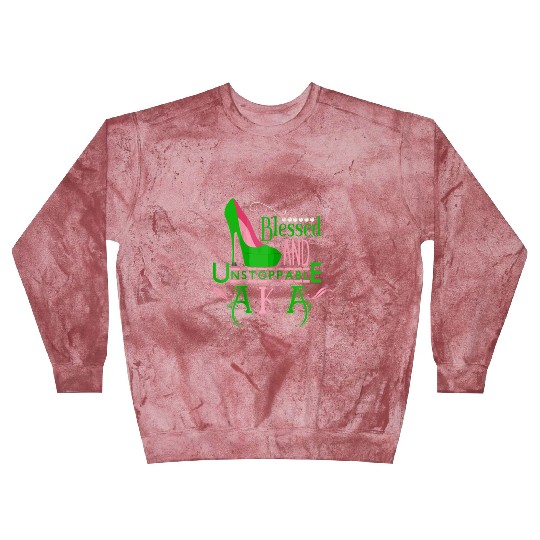 Womens AKA inspired Blessed AKA AKA sorority Alpha Blast Sweatshirts