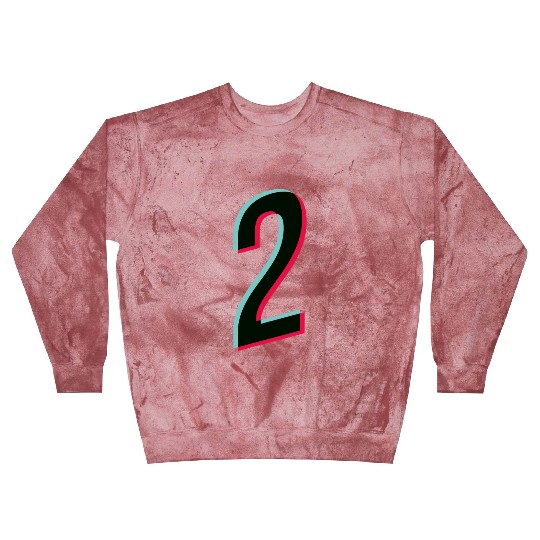 2 - jersey number - Tiktok glitch Blast Sweatshirts