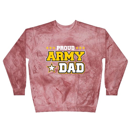 Proud Army Dad US Military Dad Family Blast Sweatshirts