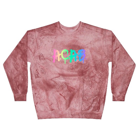 ACAB Rainbow Drip Blast Sweatshirts