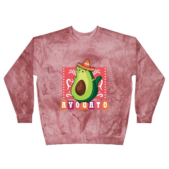 AVOGATO " AVOCADO CAT MEXICAN " Blast Sweatshirts