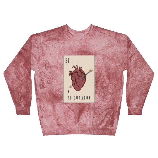 El Corazon Mexican Loteria Blast Sweatshirts