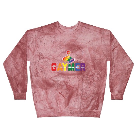 Gaymer Gay Gamer Rainbow Pride LGBT Controller Blast Sweatshirts